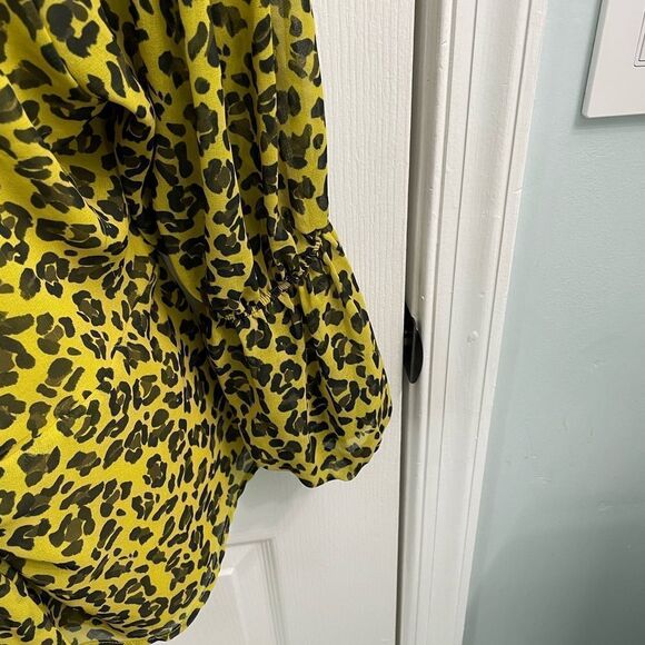 Sweet Pea New York & Company by Stacy Frati Animal Print Blouse - Picture 6 of 10